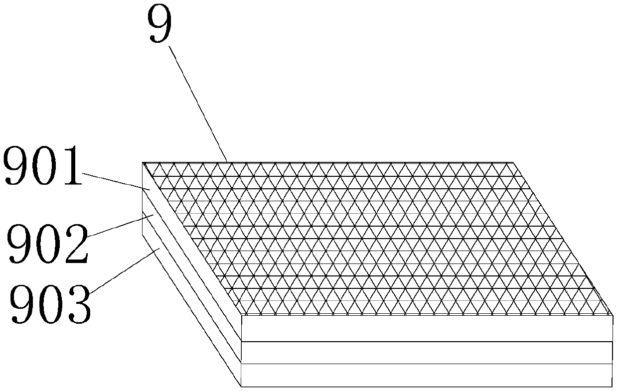 A cooling device capable of purifying flue gas