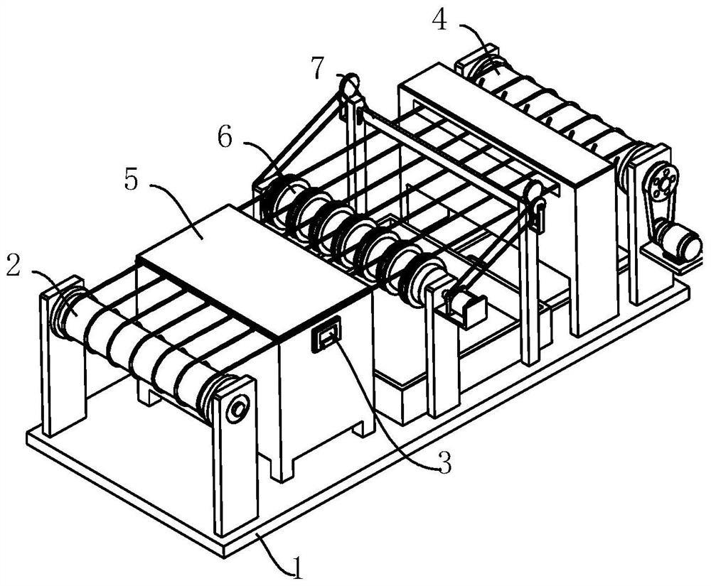 An anti-knotting device and working method for textile yarn carding