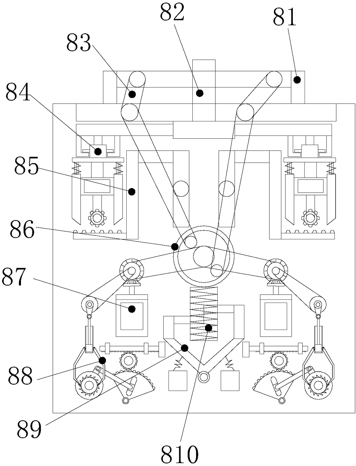 Conveniently-clamped punching clamp for processing automobile heat insulation plates