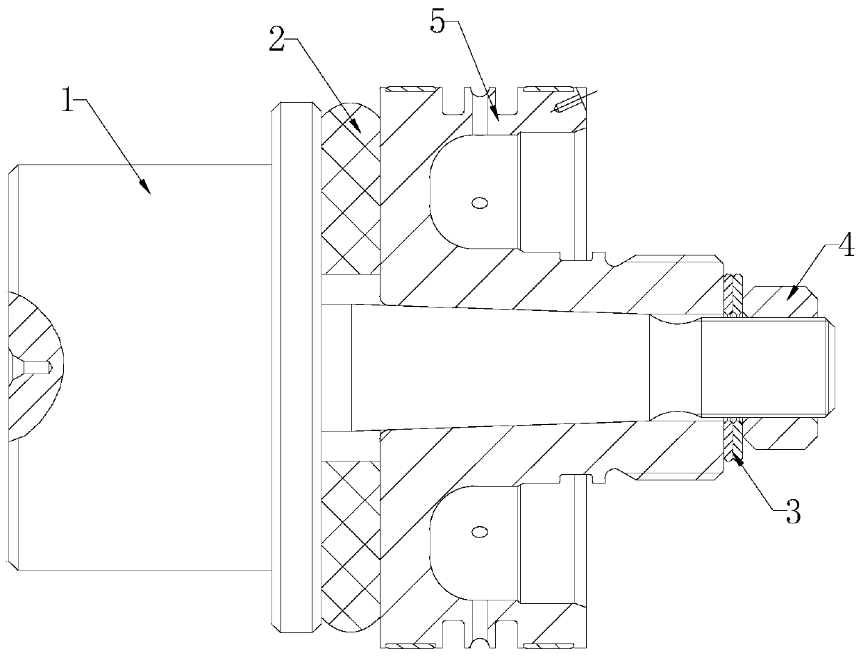 Workpiece self-centering elastic removal device