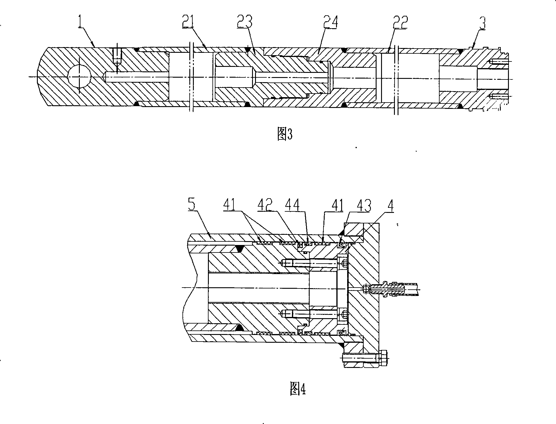 Large journey low-temperature extension hydraulic cylinder manufacture method