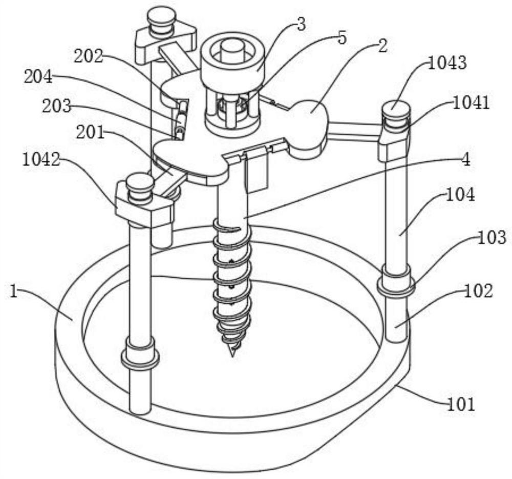 Built-in bone tumor pathological tissue extraction device