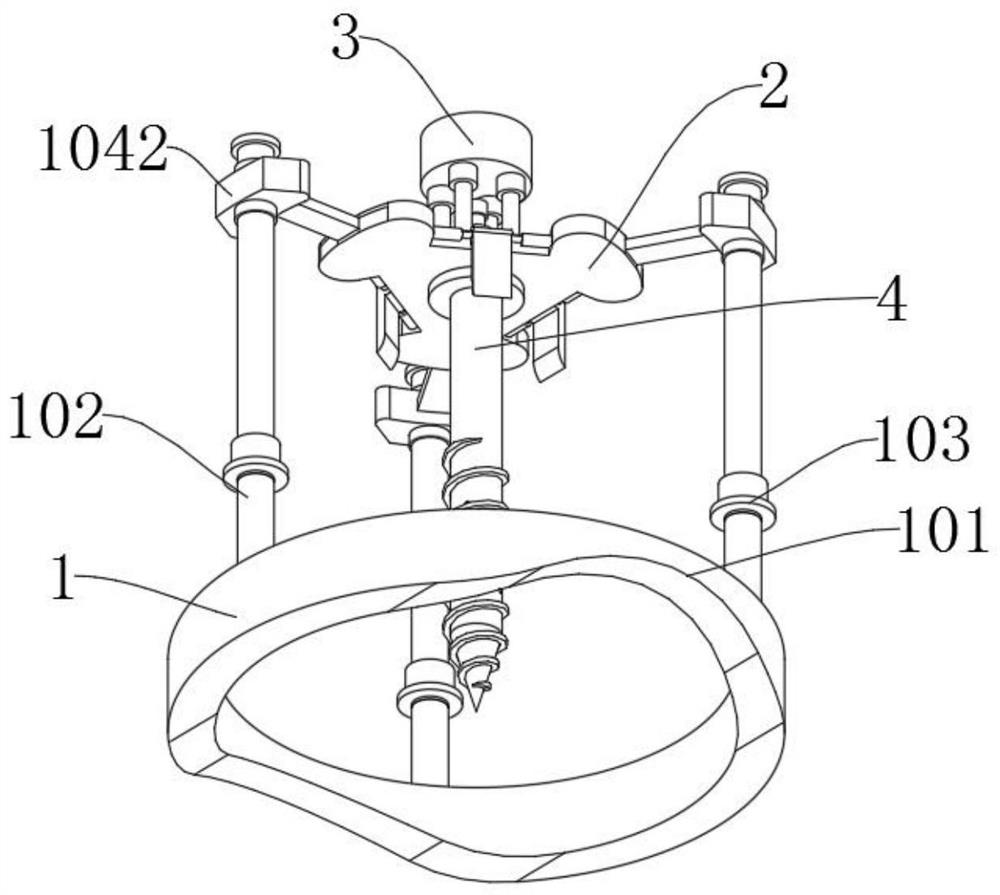 Built-in bone tumor pathological tissue extraction device