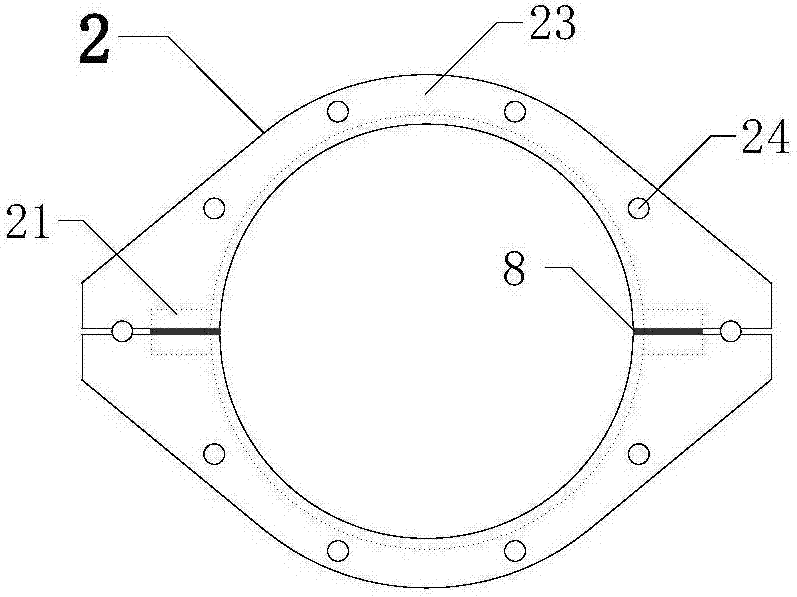 Differential-pressure-adjustable emanation rock medium radon precipitation rate measuring device and using method thereof