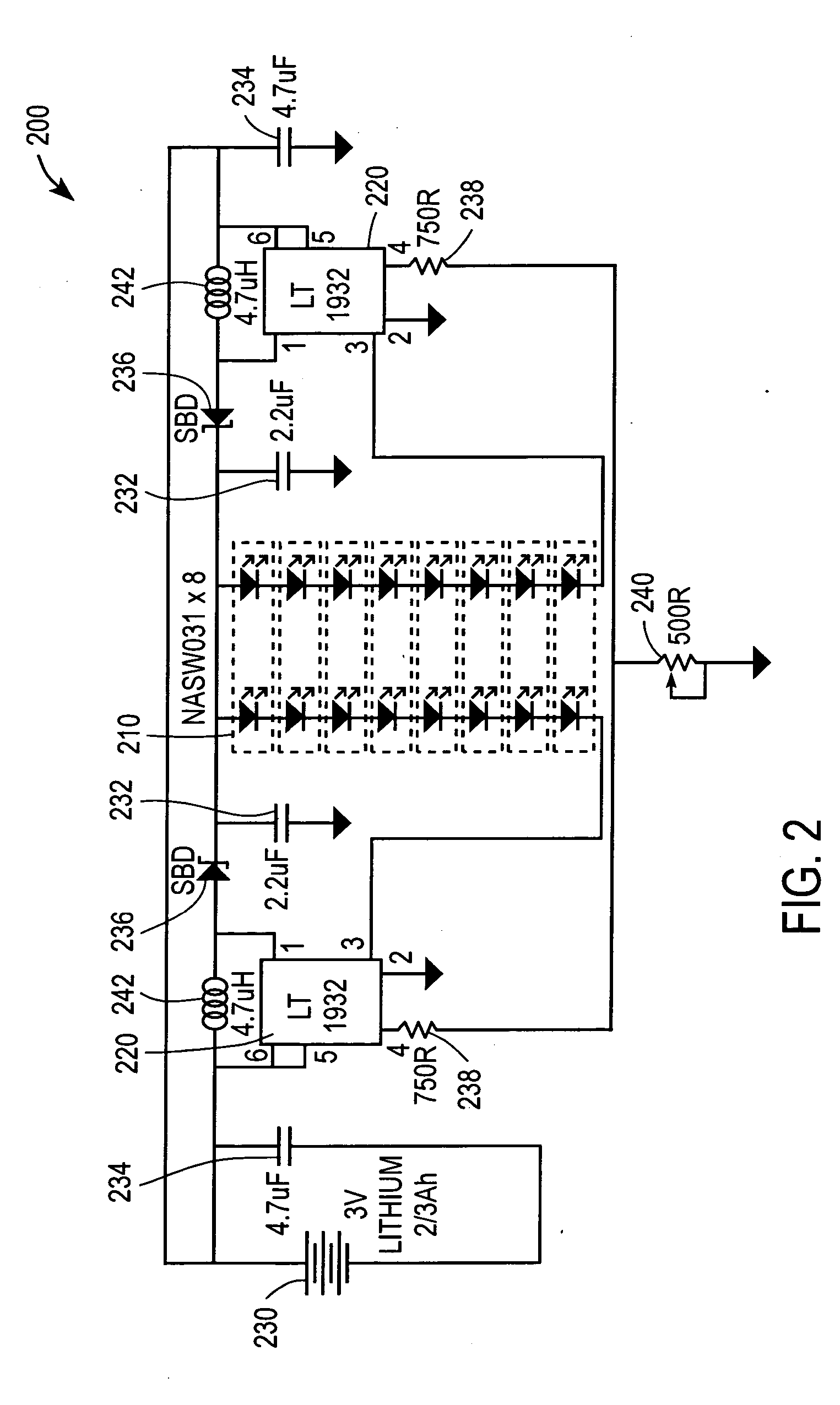 LED lighting apparatus and method of using same for illumination of a body cavity