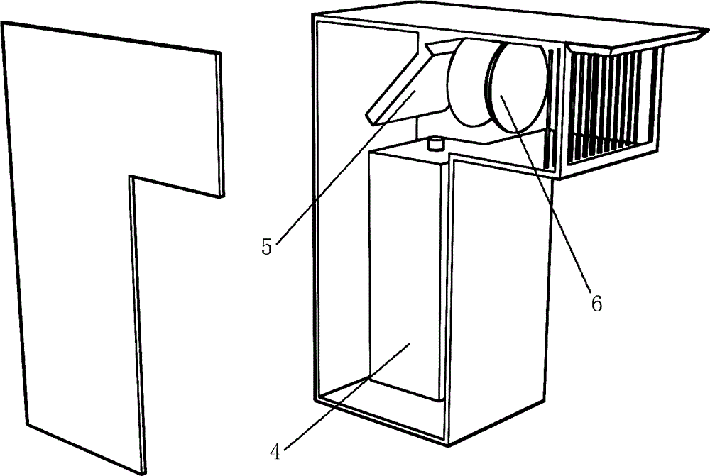 Laser projector for reversing