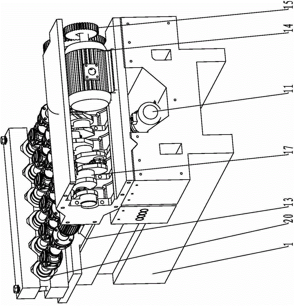 Automatic multiple-shaft grinding machine