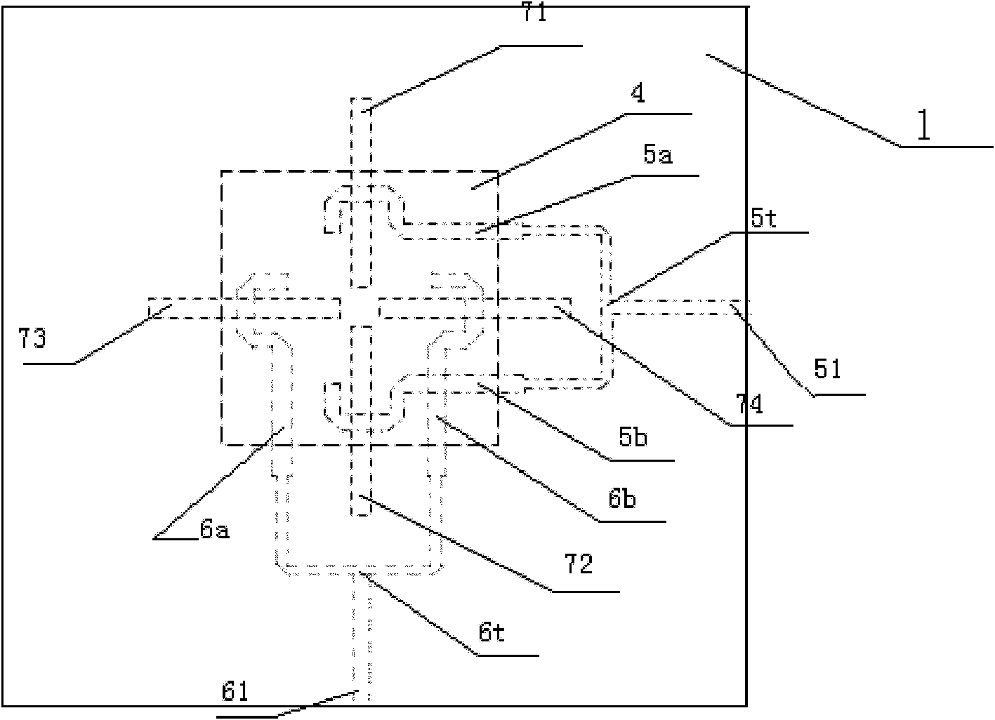 High isolation dual-polarized microstrip antenna fed by slot