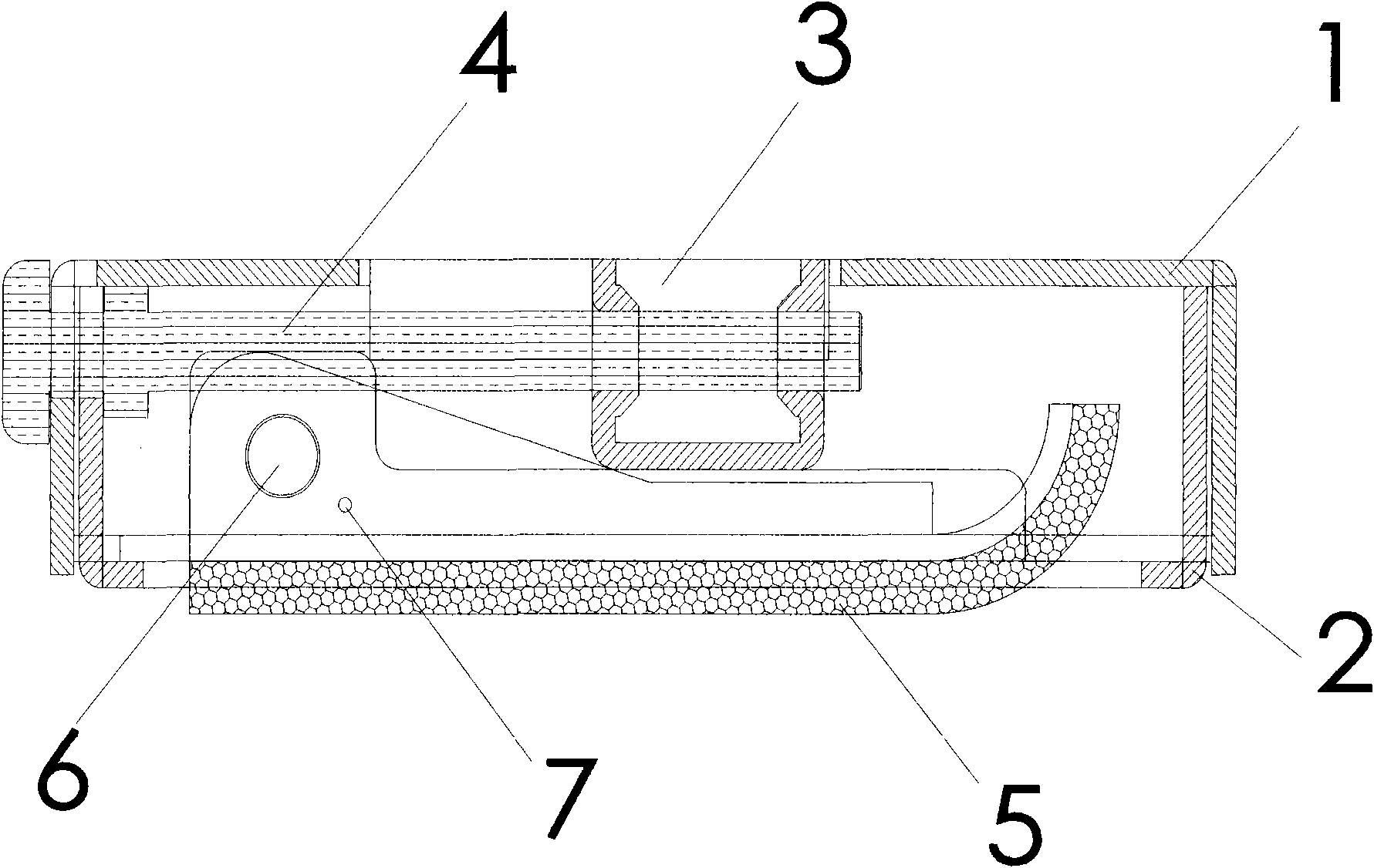 Pressing fixing device for computer expansion card