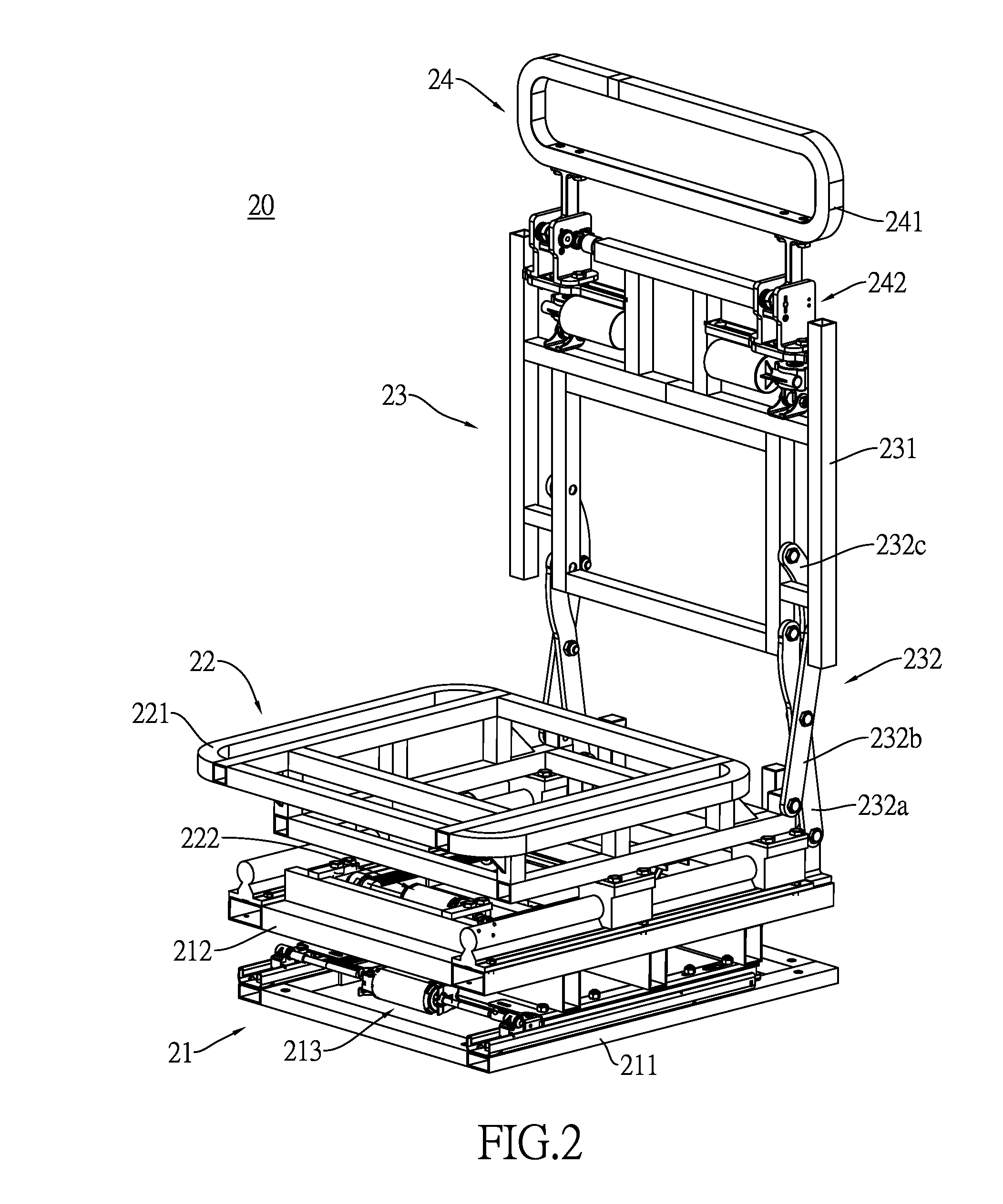 Rotatable vehicle seat frame assembly
