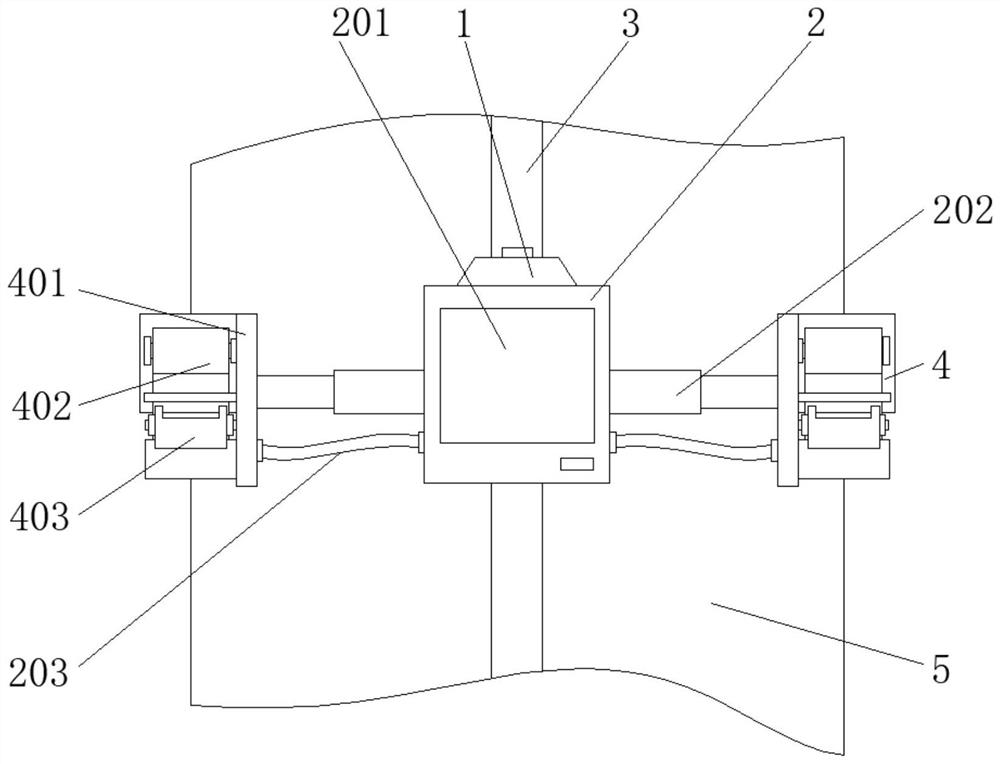 A kind of wall joint filling equipment for building construction