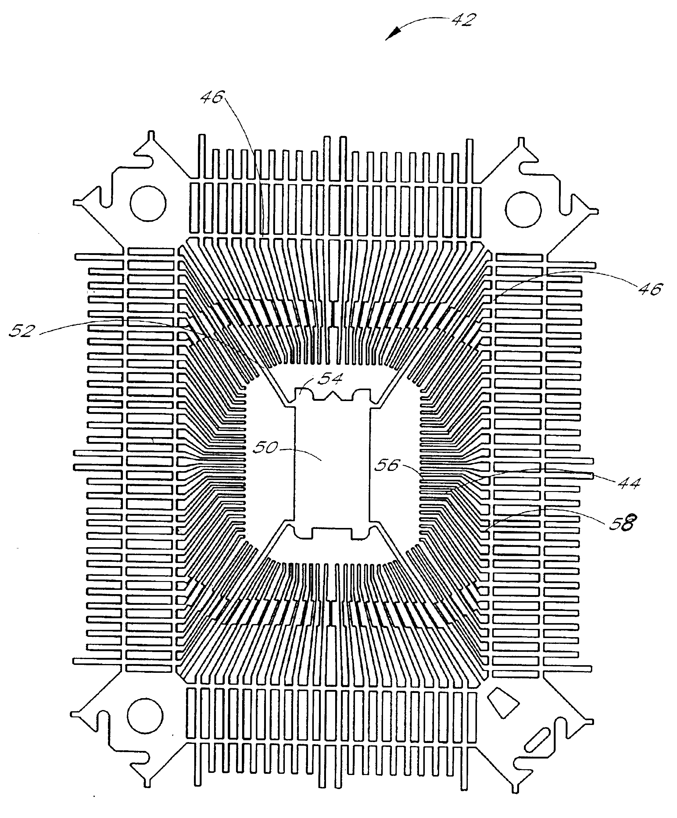 Alignment and orientation features for a semiconductor package