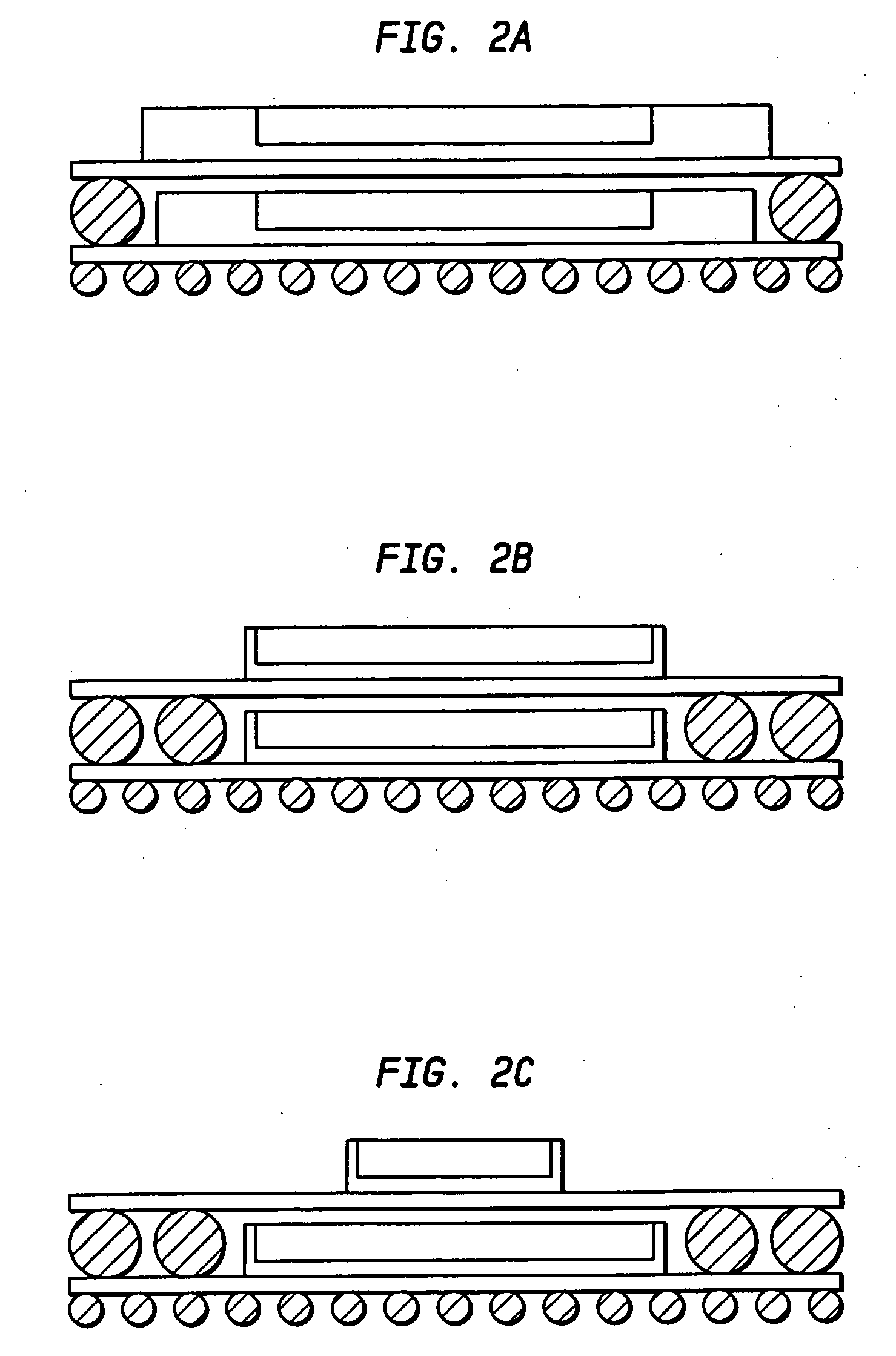 Stacked chip assembly with stiffening layer