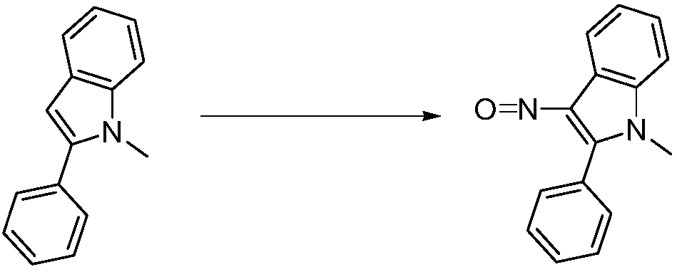 Preparation method of 3-nitroso-2-phenyl-1H-indole