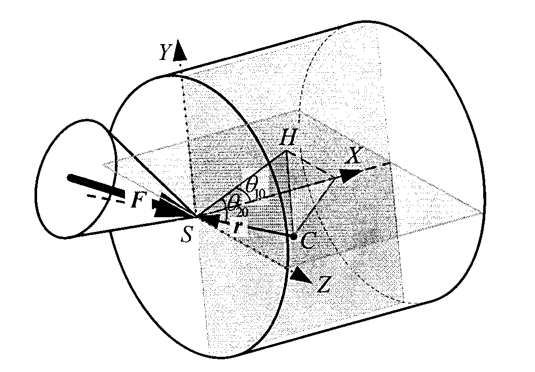 Attitude control method applied to centroid transverse moving spacecraft