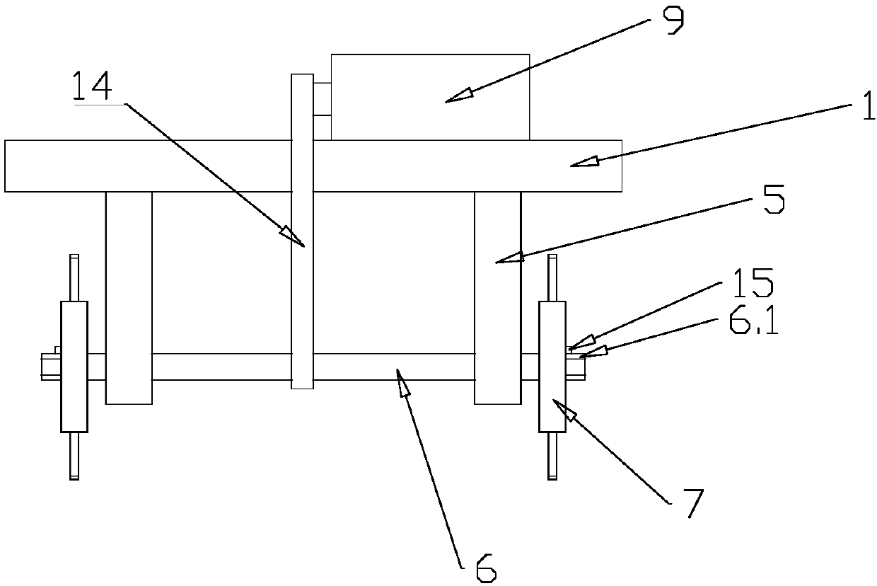 Simple type micro tillage machine used by ordinary farmer