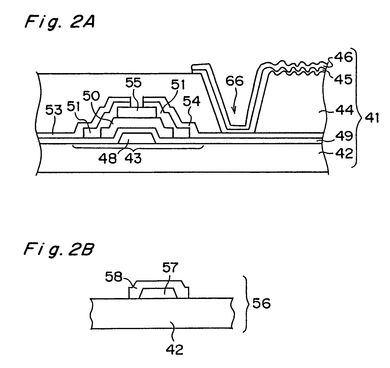 Patterned substrate and liquid crystal display provided therewith