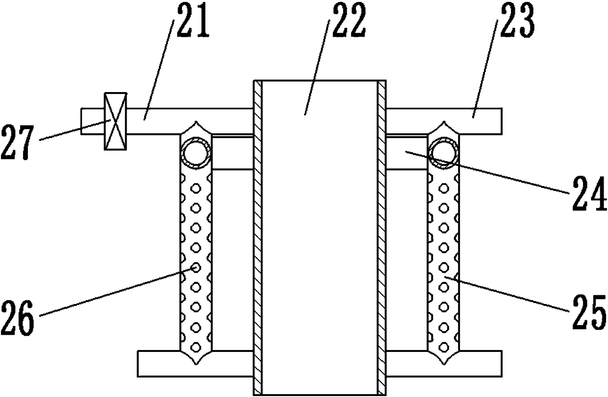 Chemical raw material turning circulating drying device