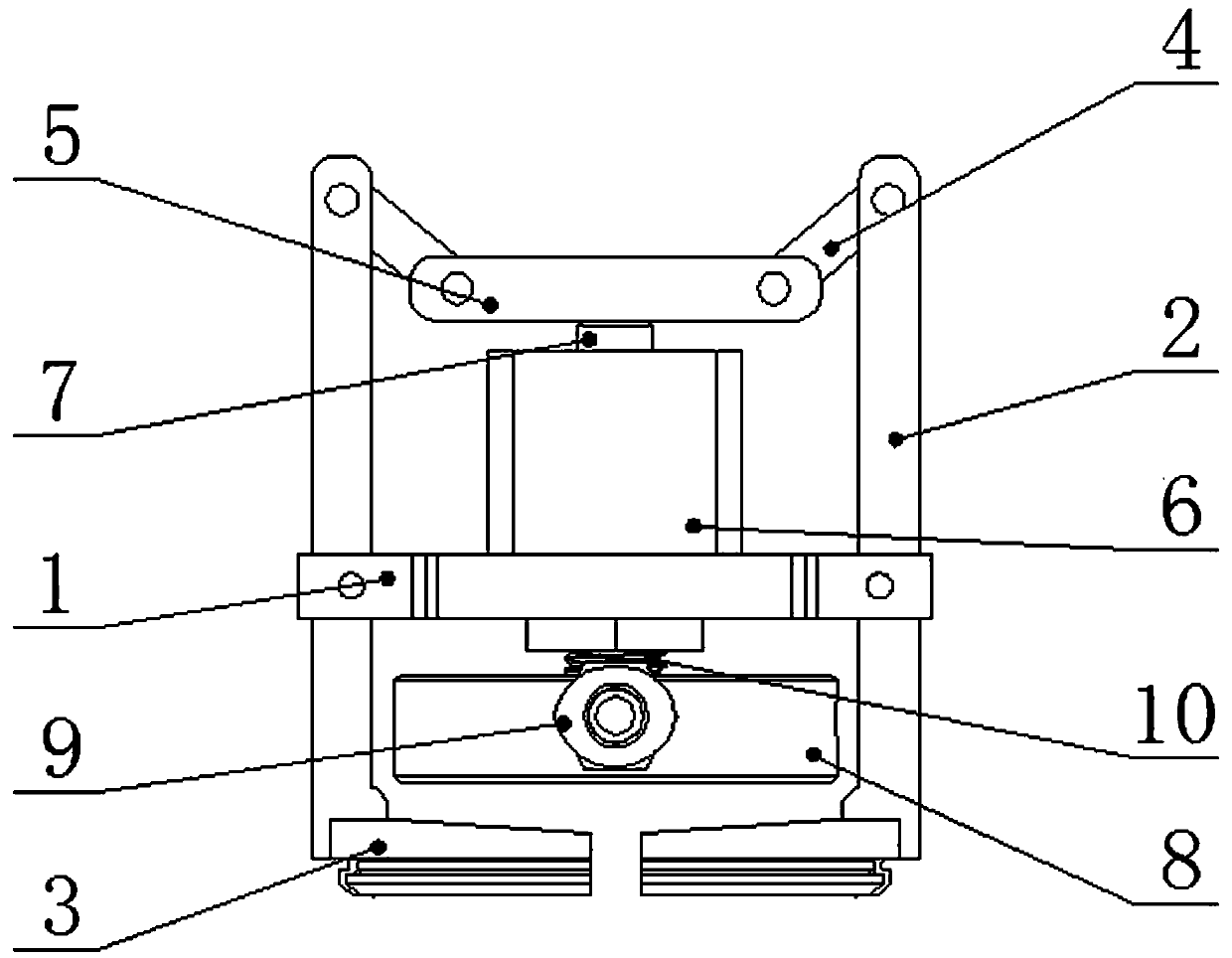 Leak detection device for air chamber port of intercooler