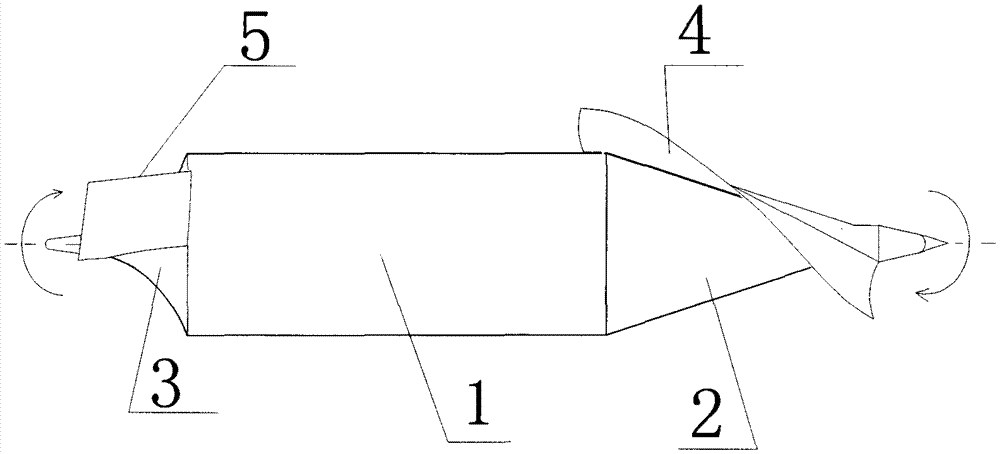 Runner screw guide type drive impeller