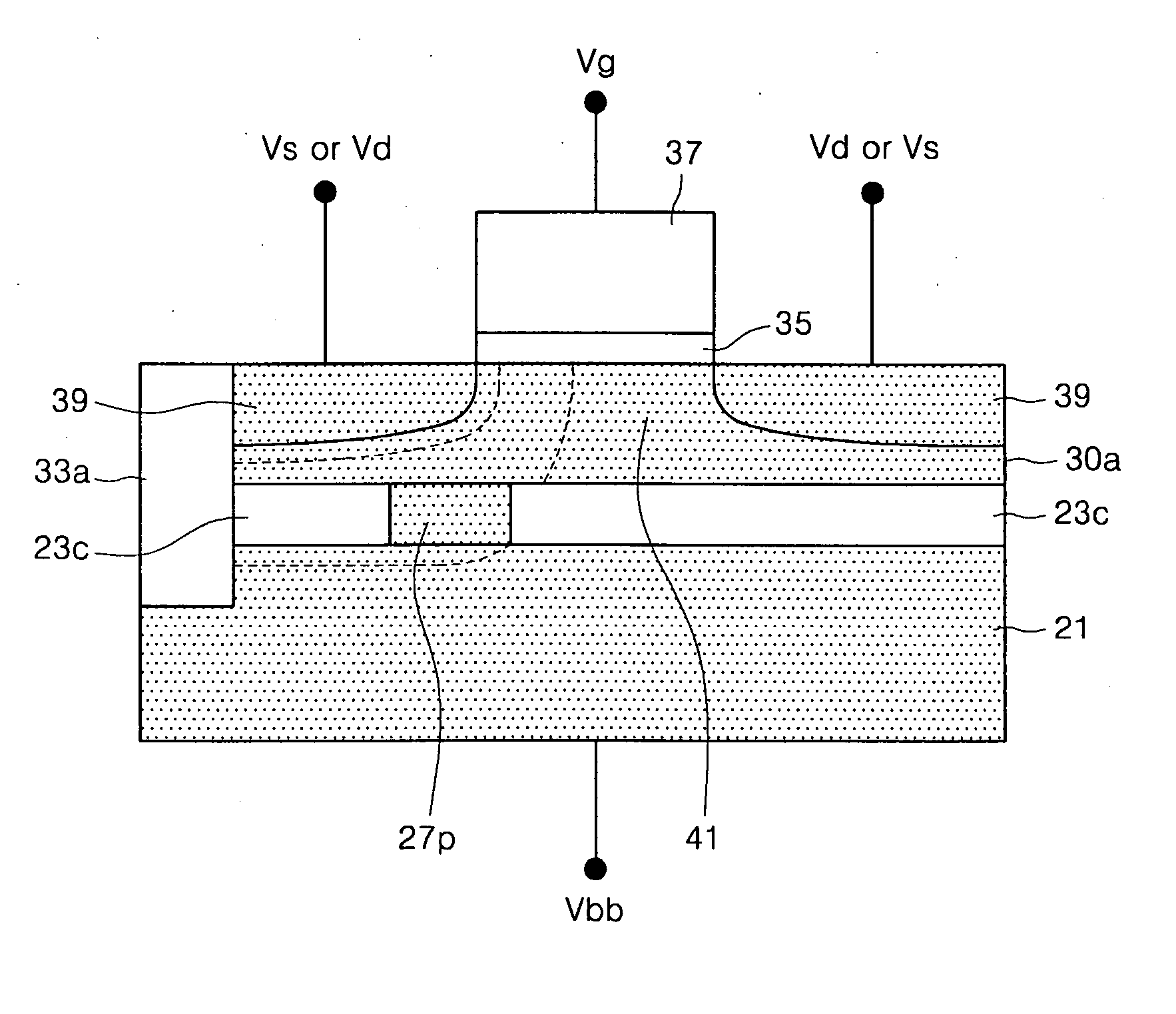Semiconductor device having two different operation modes employing an asymmetrical buried insulating layer and method for fabricating the same
