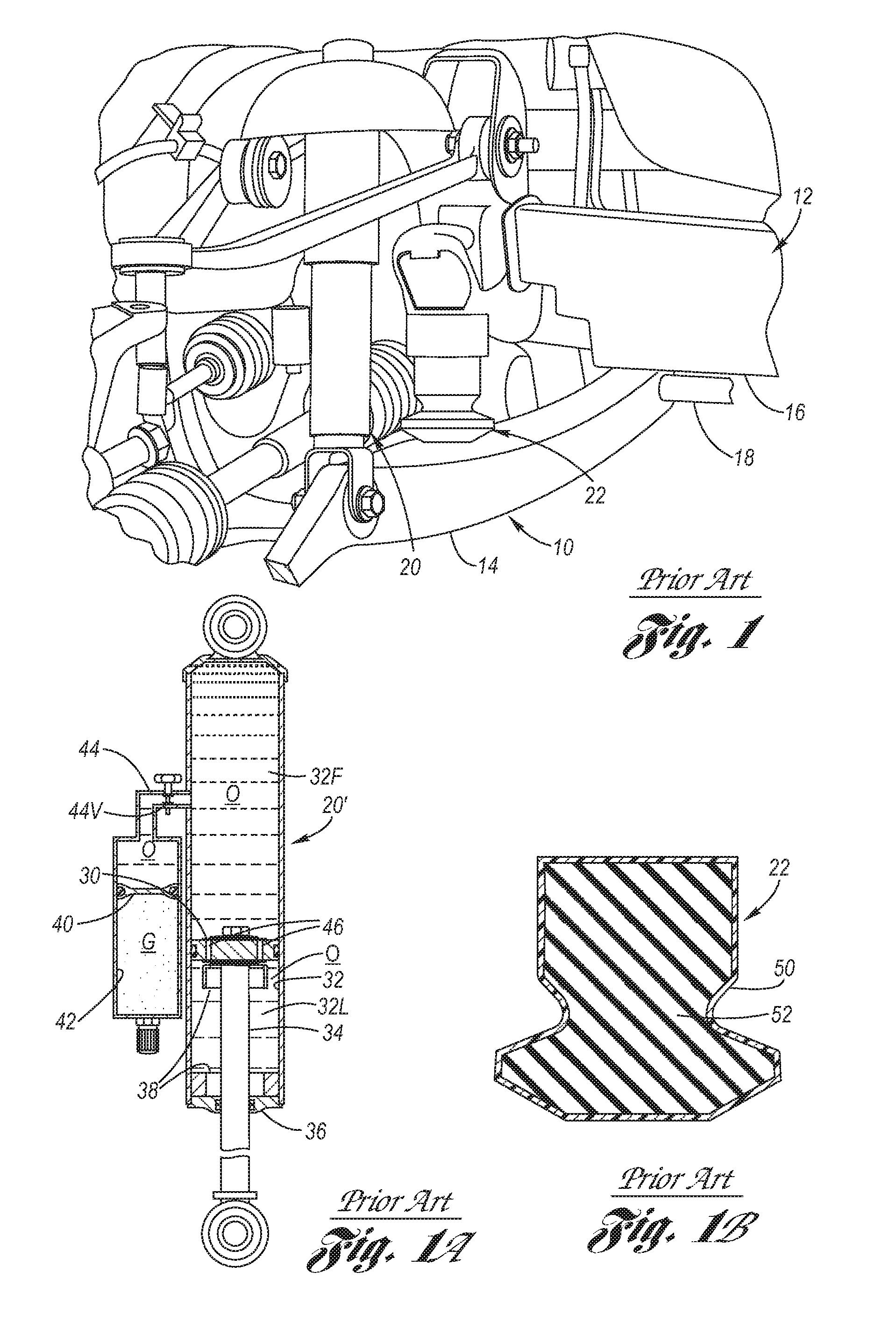 Suspension system with optimized damper response for wide range of events