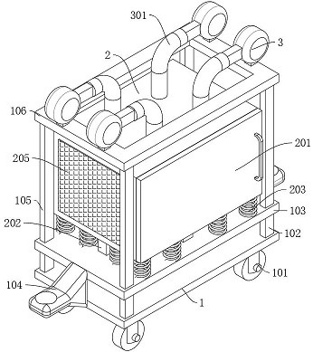 Bearing part transporting frame