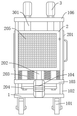 Bearing part transporting frame