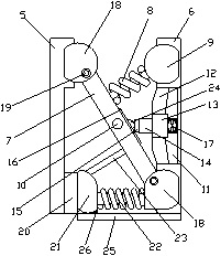 Collision structure and robot of a kind of robot