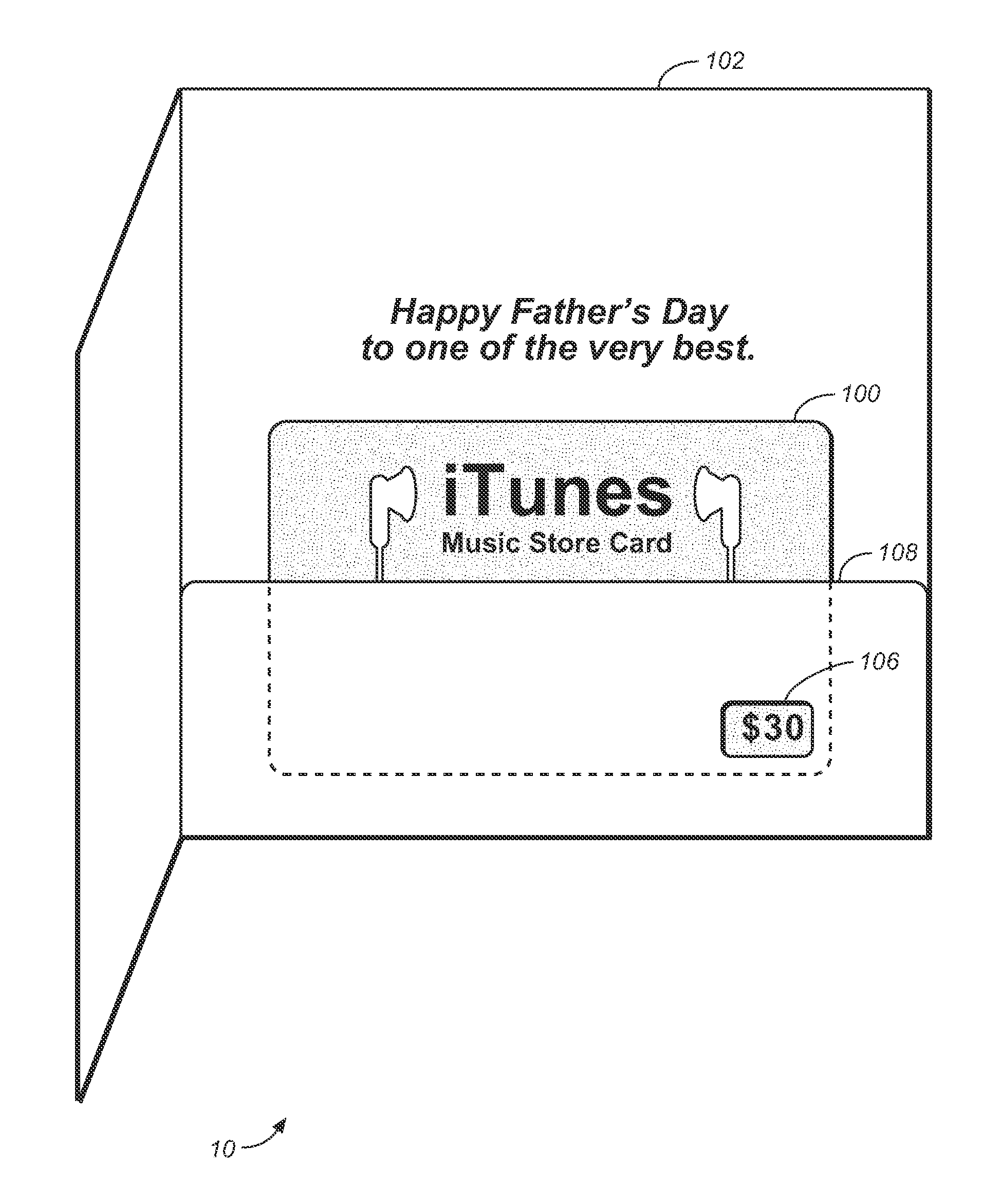Greeting card system including a window to allow for inventory and activation