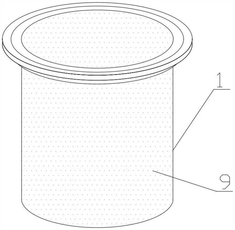 Split type combined quartz crucible mold