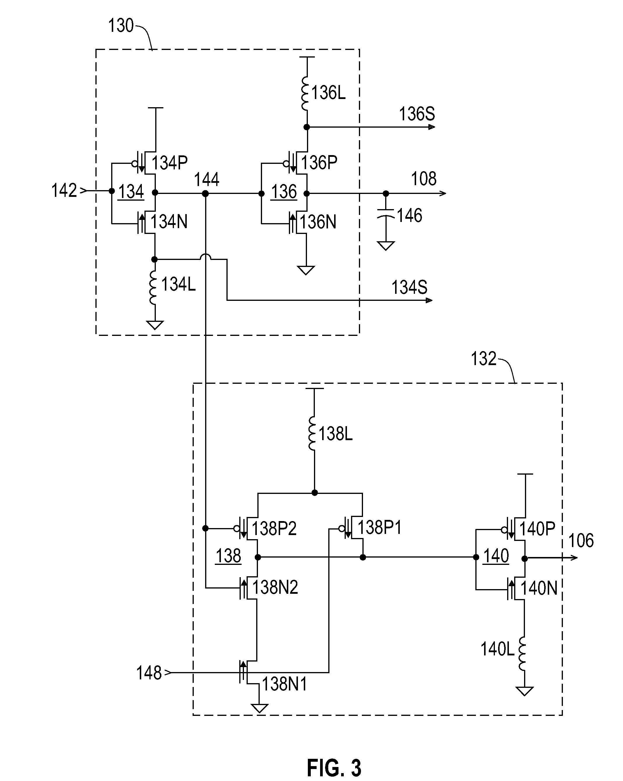 Local clock buffer (LCB) with asymmetric inductive peaking