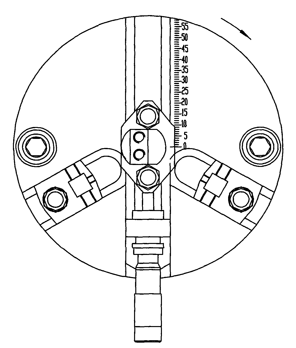 Numerical control piston inner diameter processor