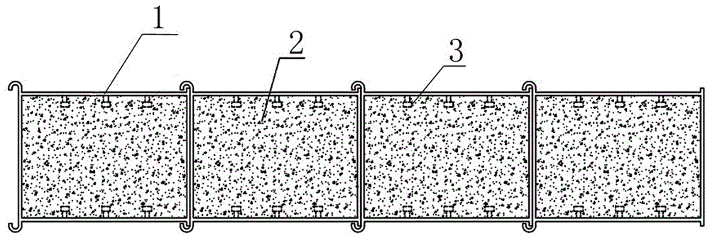 Steel plate and concrete diaphragm wall and construction method thereof