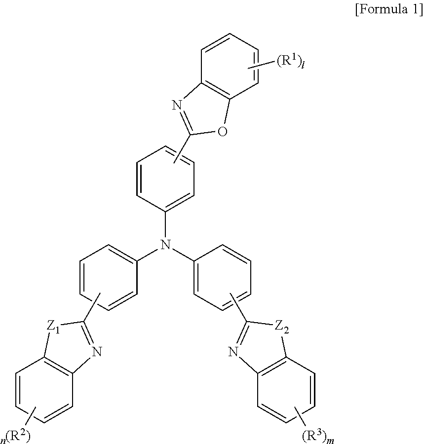 Tribenzazole amine derivative and organic electroluminescent device comprising same