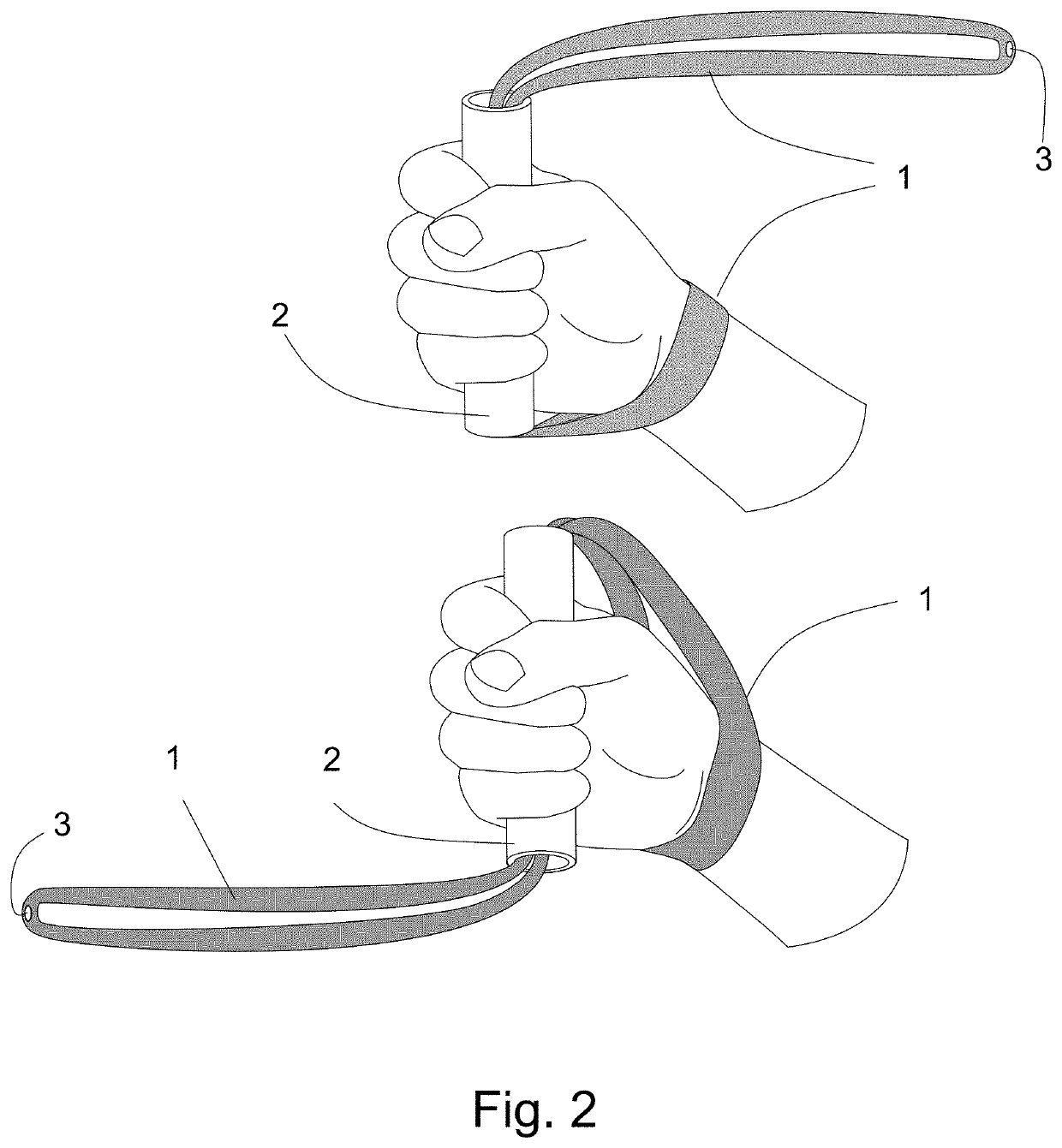 Enhanced handle grip apparatus for resistive exercise