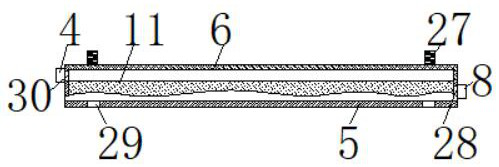 Fixing structure and fixing method of transformer iron core