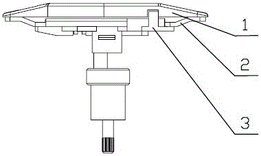 A magnetic suction type cutter head mechanism and hair clippers using the mechanism