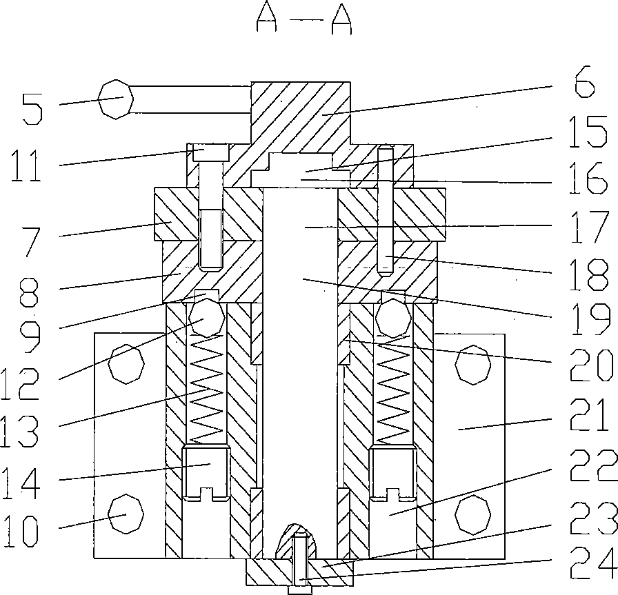 Double-station vibrating and hitting workbench of casting inner cavity residual sand removing device