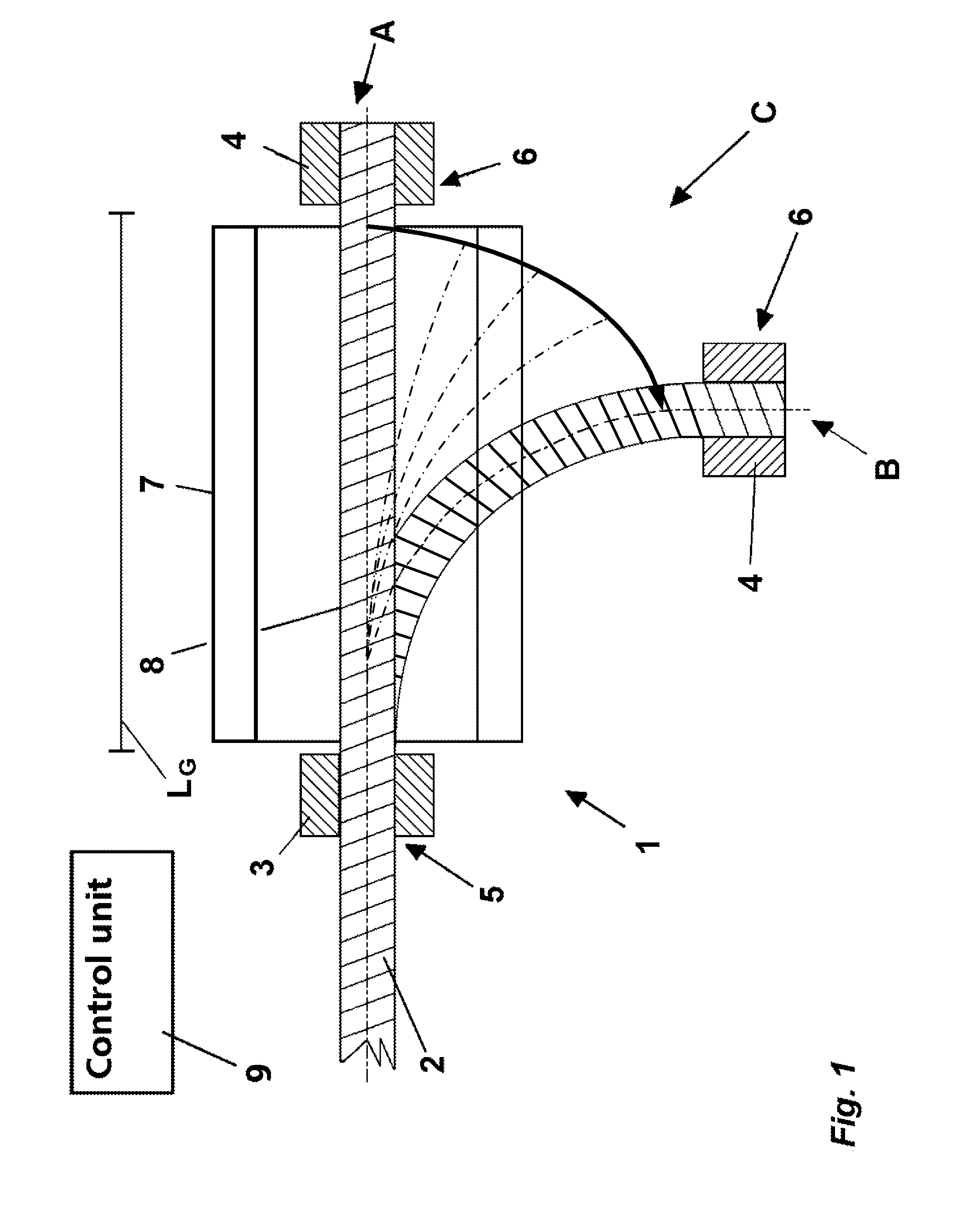 Method and Device for Producing Bent Glass Bodies, and Glass Body Produced by the Method