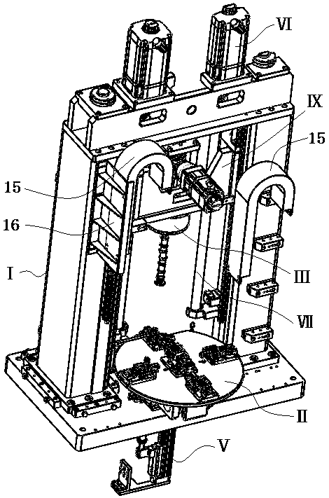Automobile camshaft press-mounting machine