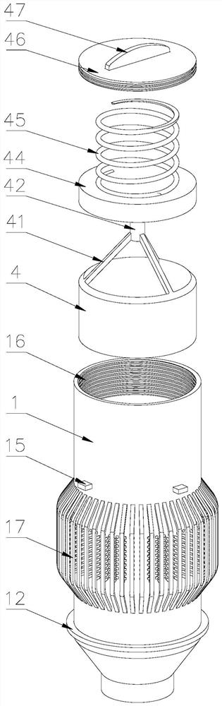 Drip irrigation dripper capable of discharging water stably