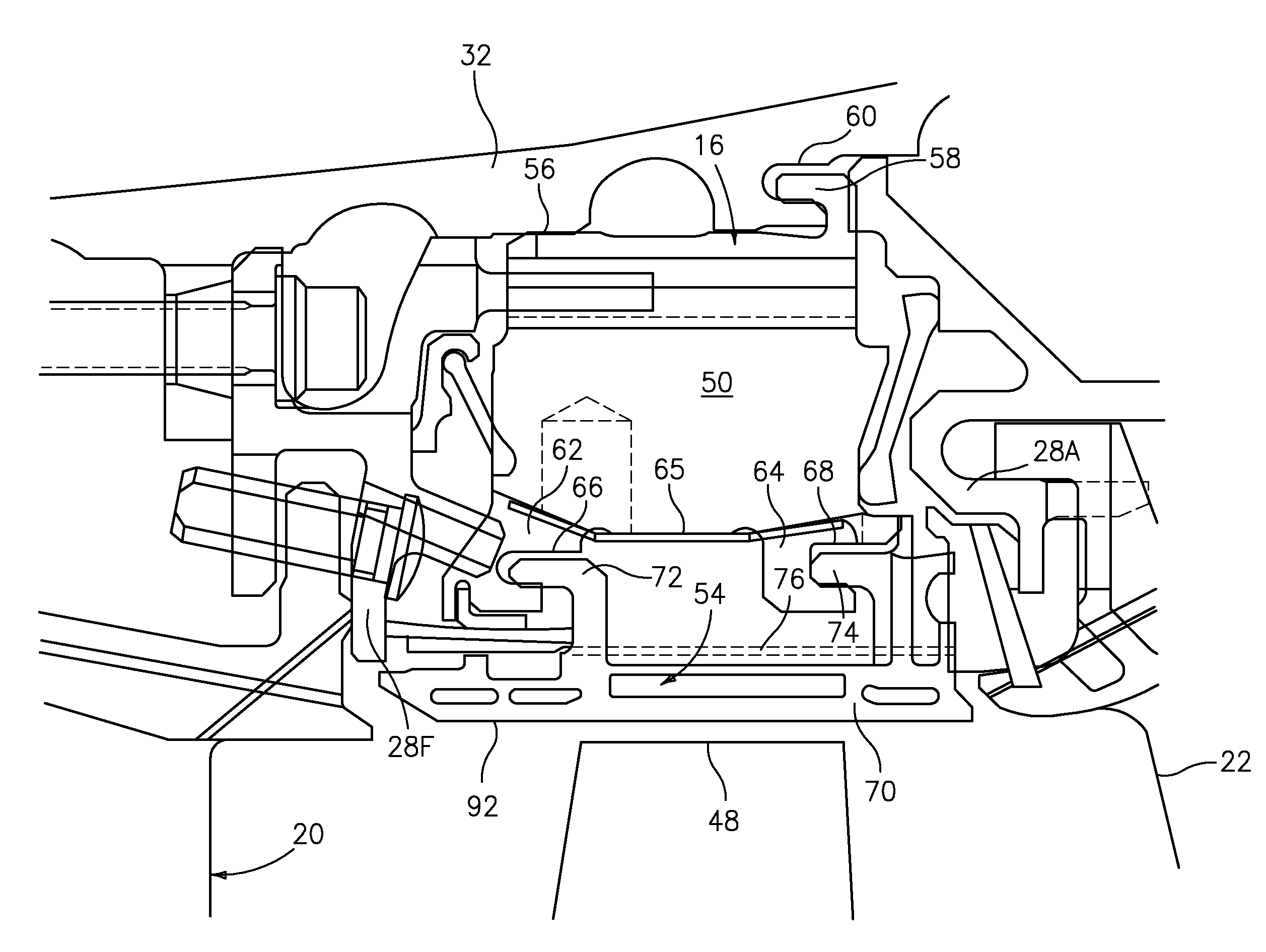 Blade outer air seal for a gas turbine engine