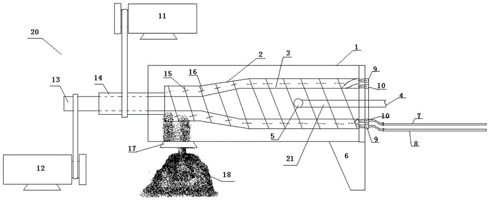 A three-phase separation treatment system for oil sludge and sand and its application