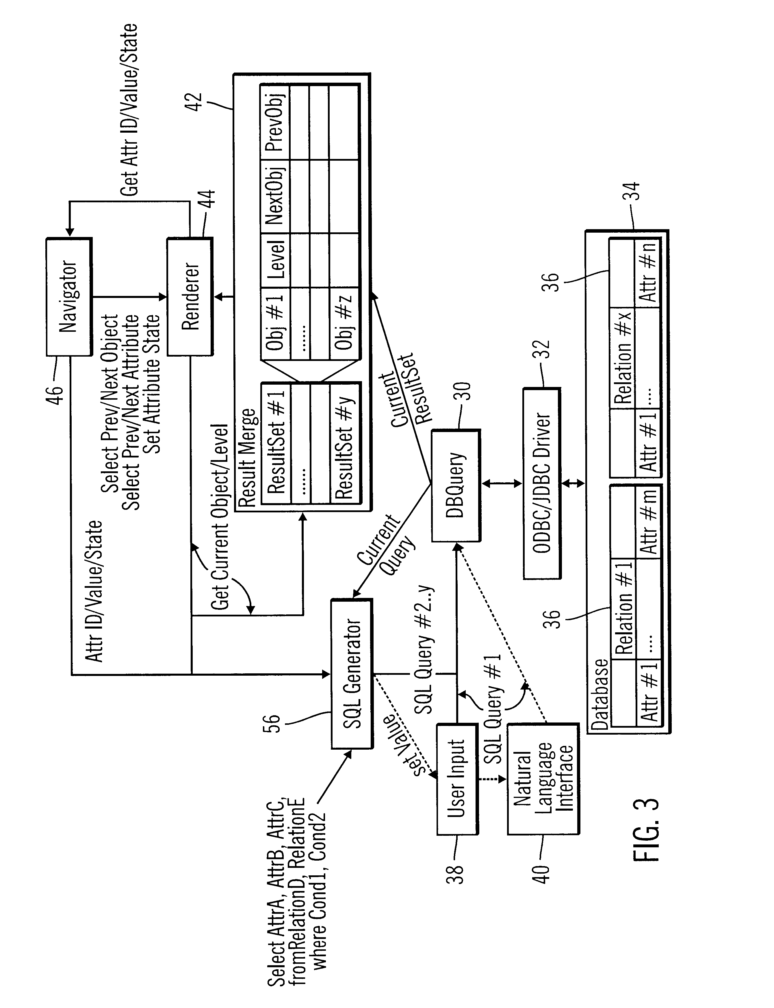 Method, system, and program for merging query search results