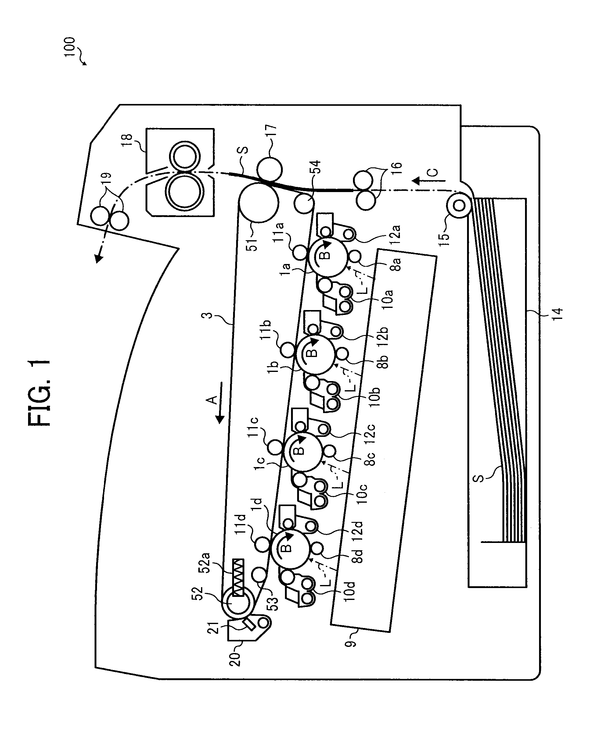 Belt tracking system, multi-roller assembly and image forming apparatus employing same