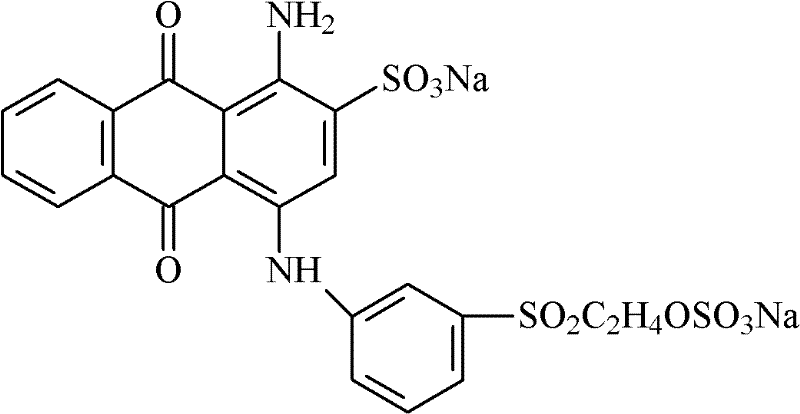 Blue alkali resistant active dye