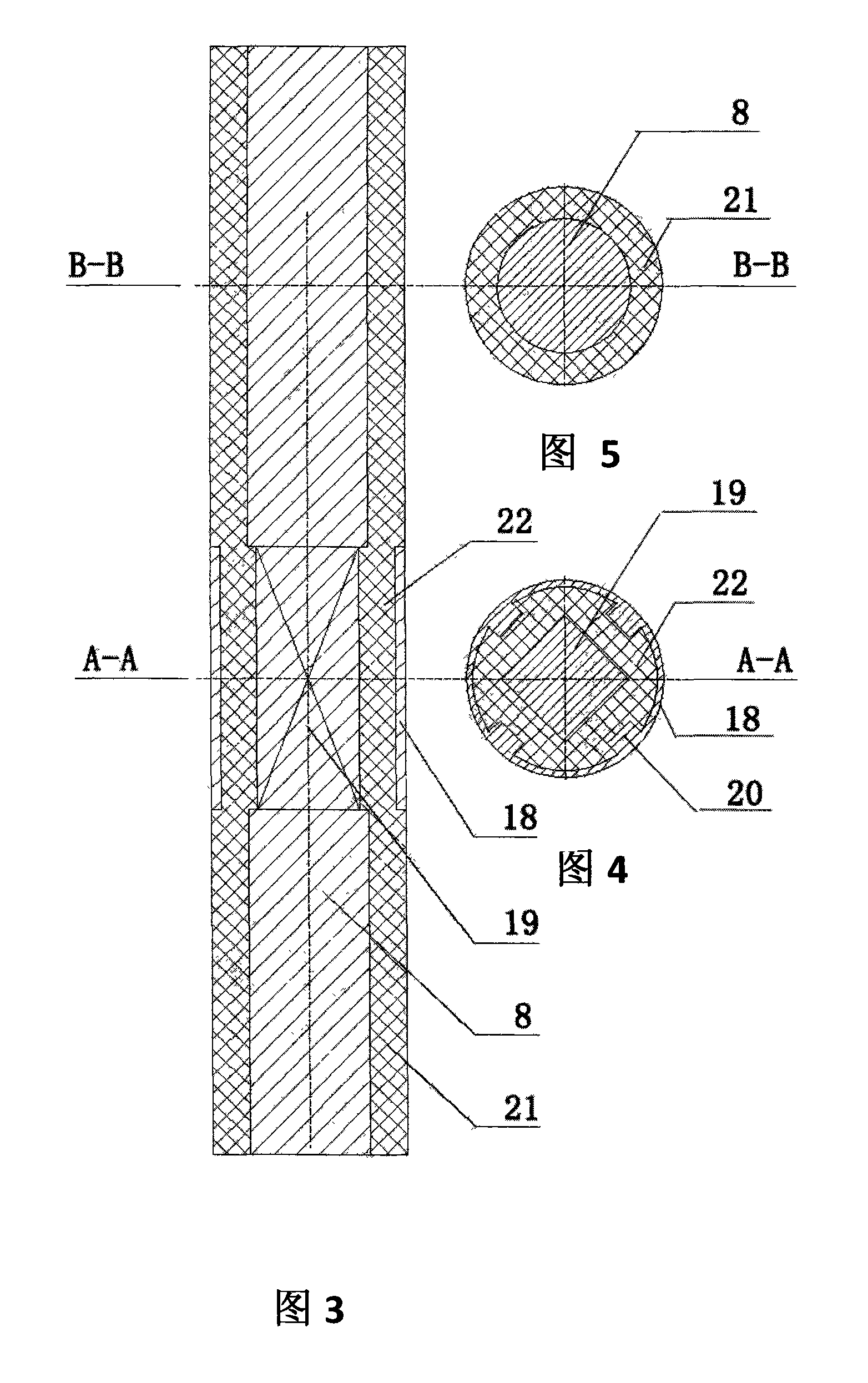 Thick oil paraffin removal device for screw pump electric heating oil pipe