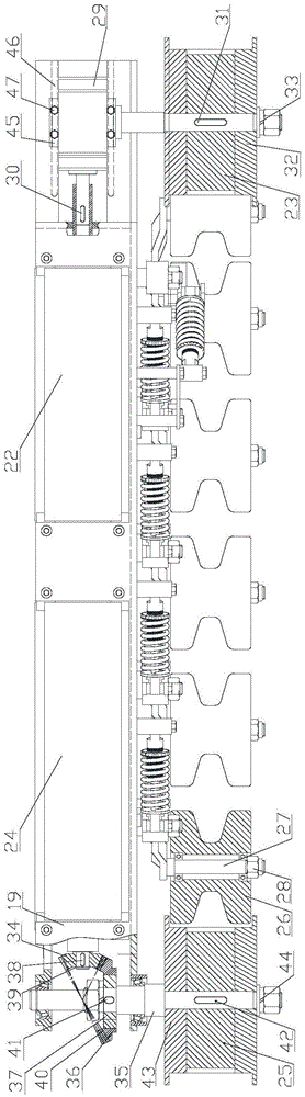 A crawler drive unit for a coal mine disaster relief robot