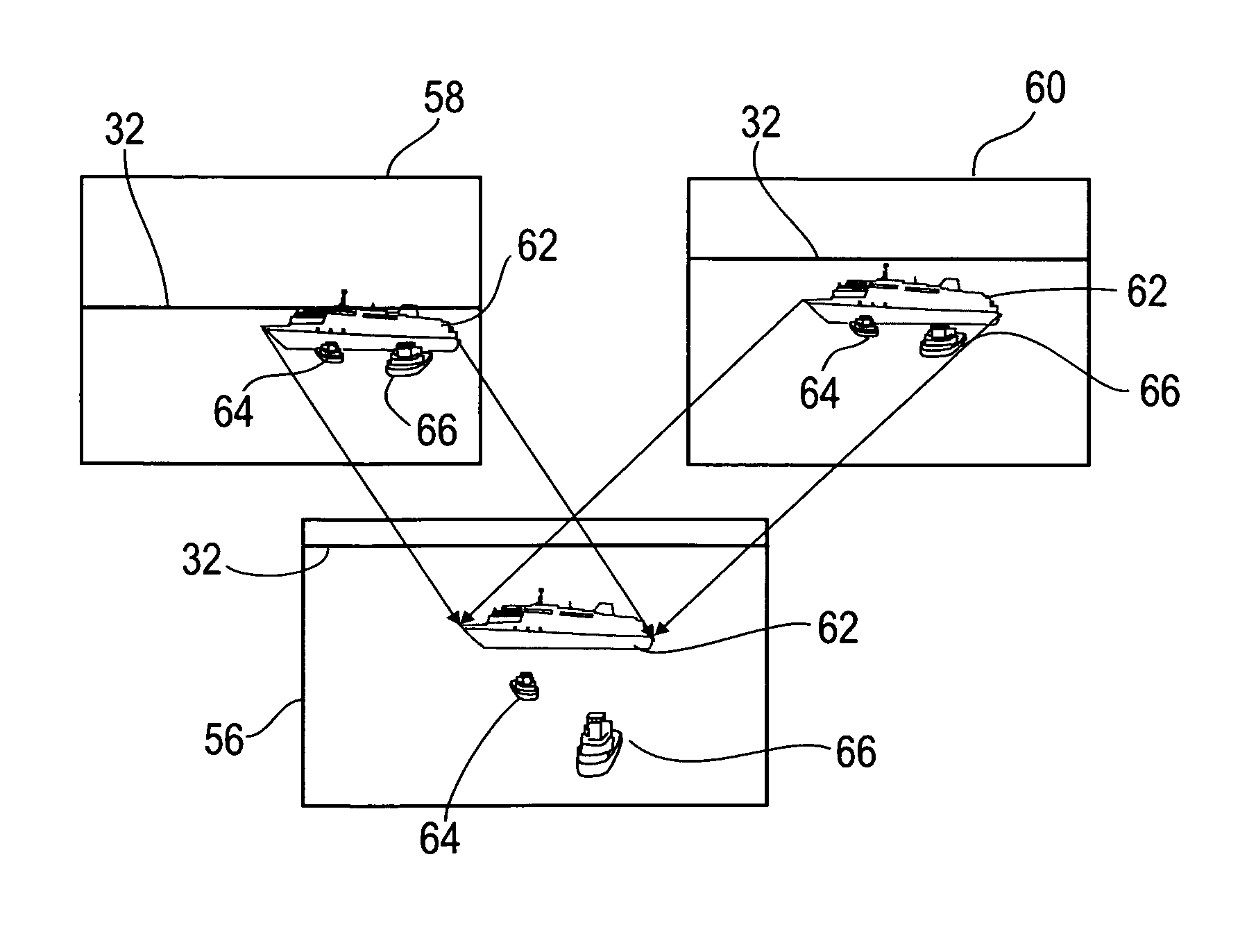Method and device for generating a representation of surroundings